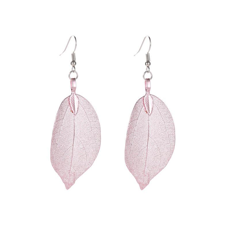 European and American Cold Wind Alloy Design Earrings Women's Retro Leaf Earrings Cross-border Jewelry Fashion Earrings Women