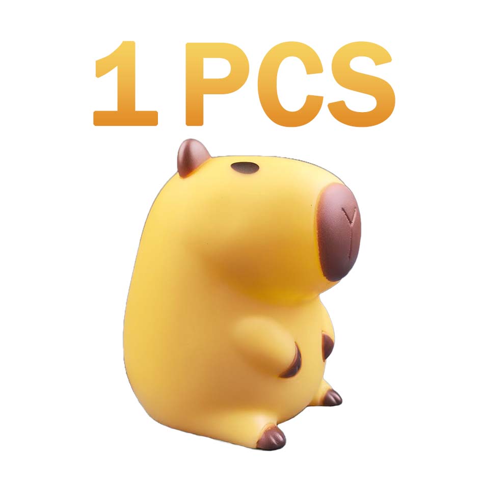 Çoklu Karikatür Capybara gece lambası size rahat bir uyku atmosferi sunar, Çocuk Odası Dekorasyonu için iyi bir gece Lambası