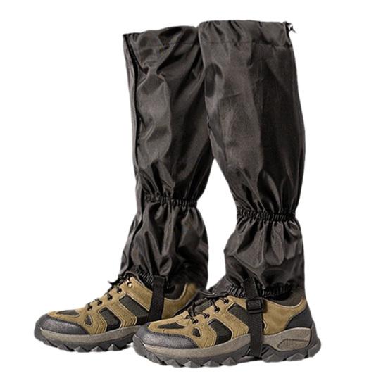1 Pair Outdoor Leg Gaiter Adjustable Men Women Hiking Climbing Skiing Hunting Sand Guard Snow Boot Shoe Gaiter Leg Protector Cover