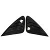 For Hyundai Elantra 2007-2010 ABS Plastic Window Quarter Louver Scoop Cover Side Vent Shutter Trim Car Adhesive Accessories