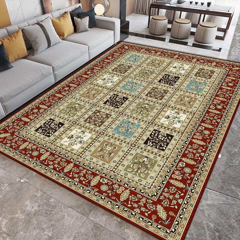 Retro Scandinavische Etnische Stijl Bloemen Tapijt Woonkamer Bank Slaapkamer Studeerkamer Keuken Entree Kleed Antislip Licht Luxe Decor Mat