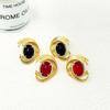 Retro Court Style Temperament High-End Earrings Stud Earrings Women