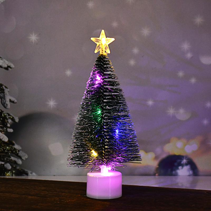 1/3 buc. Pom de Crăciun luminos Mini Ornamente de birou Decorație pentru casă de Crăciun Rechizite pentru cadouri pentru petrecerea de Anul Nou