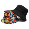Eimerhut Mode Print Fischerhüte Doppelseitig Flache Kappe Panama Kappen für Männer Frauen Wendbar Outdoor Sonnenhüte Basin Cap