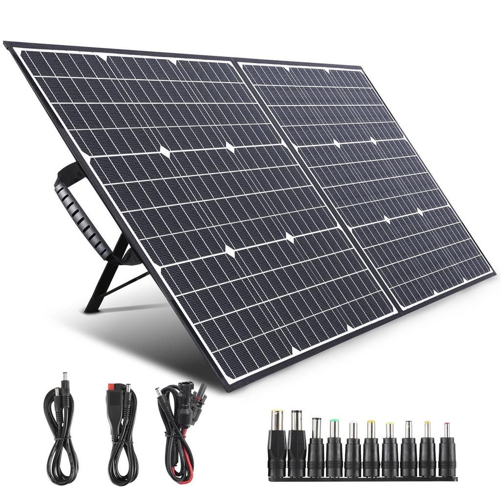 Power Station Power Generator 300W(Peak 600W) SWAREY S160 222Wh Solar Generator Power Bank Charger With 100W Solar Panel