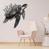 Metal Turtle Wall Art, Sea Life Decor, Unique 3D Hanging Sculpture, Coastal Beach House Ornament, Indoor Outdoor Metal Art