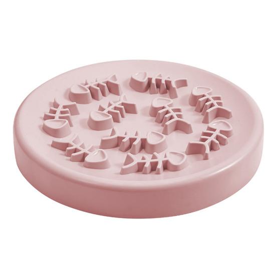 Slow Feeder Pet Bowl Fish-Shaped Stable Base Easy To Clean Bump-resistant Food-grade Pet Feeding Dish