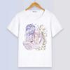Anime Rem Ram Emilia Summer Short Sleeve Cartoon Print White Breathable Top Women And Men T-Shirt