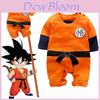 Adorable Newborn Baby Boys Dragon Ball Z Cosplay Romper Bodysuit For Halloween