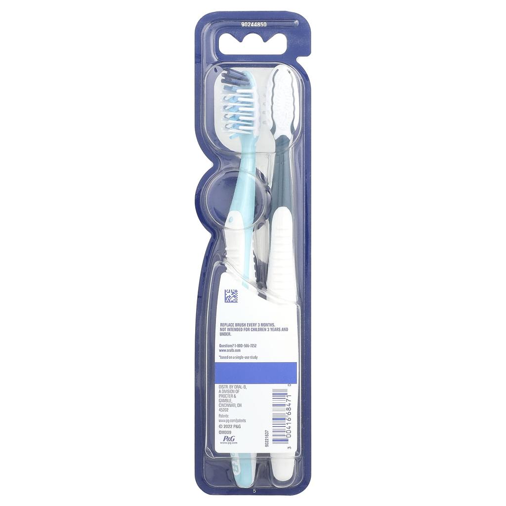 Oral-B Brosse à dents Crossaction™ All-in-One™, Medium, Lot de 2