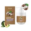 Gentle Hair Removal Cream For Sensitive Skin With Coconut Oil Fast Acting Smooth Hair Remover For All Body Areas Easy Rinse 100g