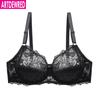 Damesbeha Kanten bloemenbralette Lingerie Beugelbeha's Ongevoerd ondergoed Grote maten beha