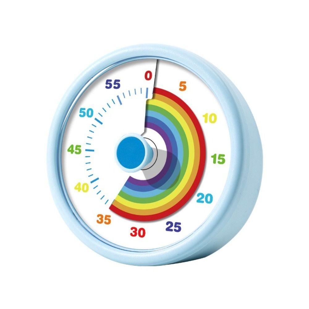 60 Minutes Visual Timer Round/Square Kitchen Timer Countdown Alarm Clock  Kids Children Reminder