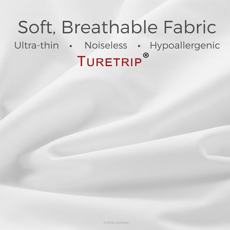 Husa impermeabilă 100% pentru saltea cu buzunar adânc Culoare solidă Anti-acarieni Cearșaf elastic pentru saltea Protector pentru saltea Husă de pat King Queen