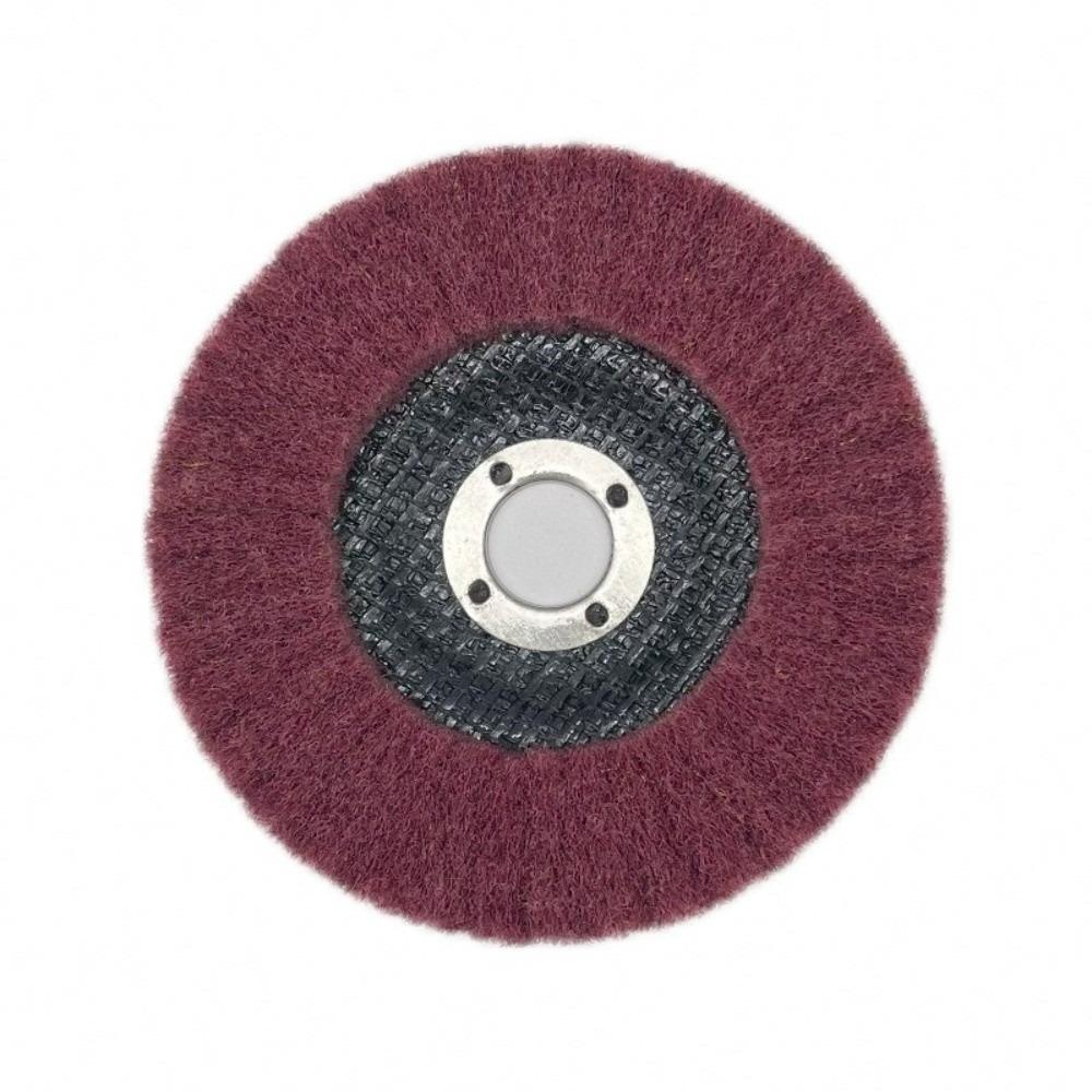 4.5" 115mm Flap Polishing Wheel Scouring Pad Nylon Fiber Flat Flap Grinding Wheels Abrasive Buffing Grinding Disc Grinding
