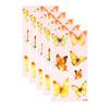 Huaqianguhh 5 Sheets Butterfly Tattoo Stickers, Waterproof Temporary Flower Tattoos, Colorful Face Body Tattoos for Parties Night Club Music Festival