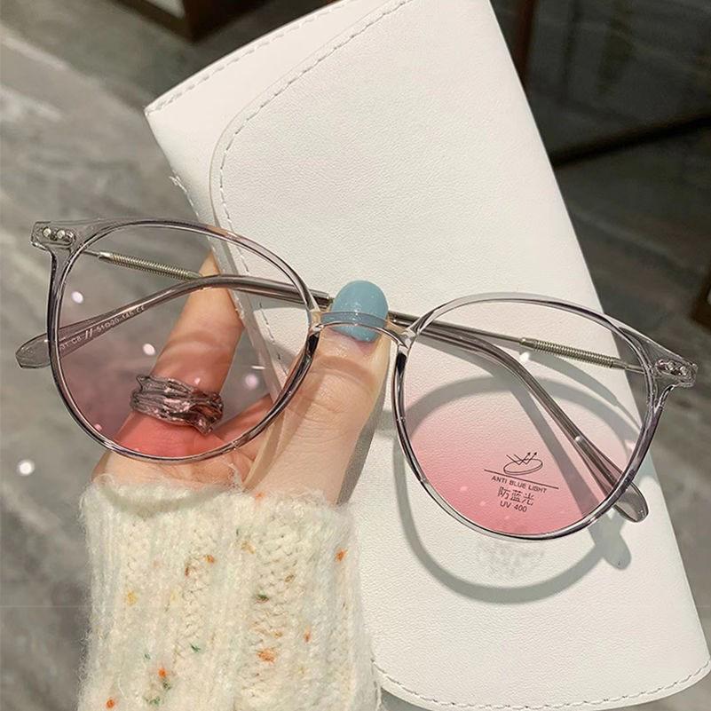 Lunettes de soleil Blush Cadre Marron Froid Visage Uni Célébrités Internet Style Fille Xiaohongshu Protection Solaire Lunettes de Soleil