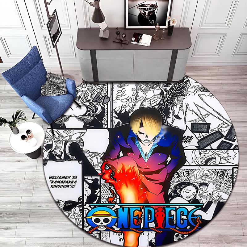 Süßer Affe D. Luffy aus dem japanischen Manga ONE PIECE Teppich ist weich, Zuhause, Schlafzimmer, Fußmatte Dekoration, und rutschfester Teppich E9