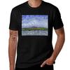 Layered Gelliprint of Trearddur Bay - 1 T-Shirt Funny T Shirts Cotton Cotton T Shirt Man T-Shirt