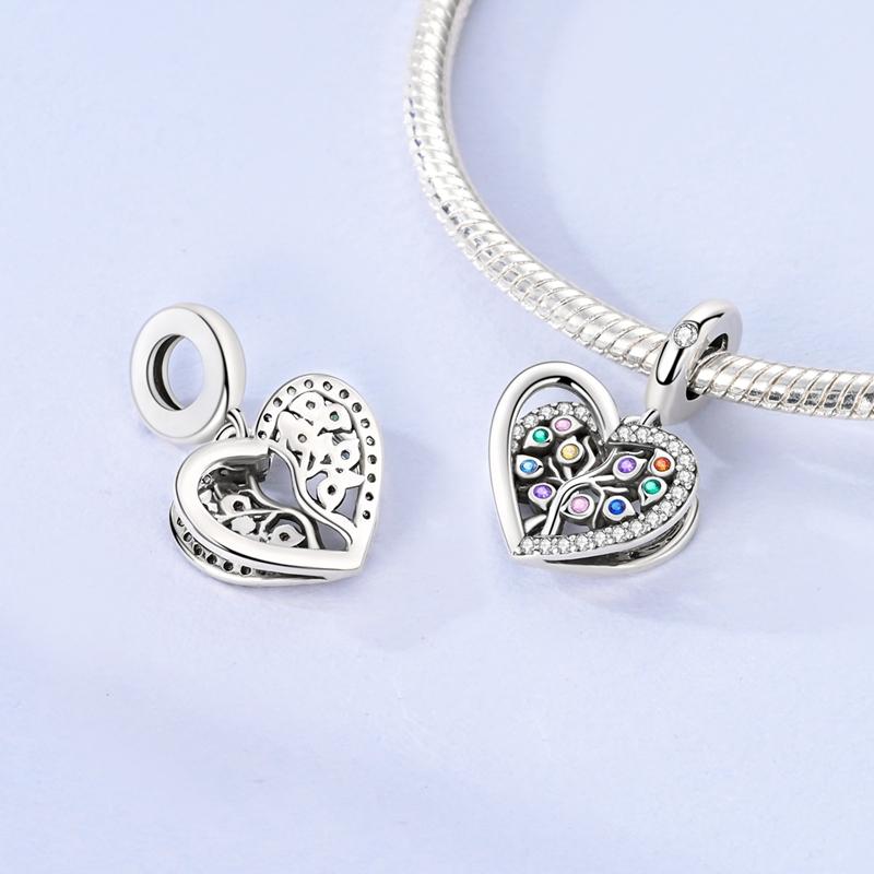 Copper Tree of Life Collection Charm Bead Charms Compatible With Authentic Bracelets Necklaces Pendant Jewellery Women Gift