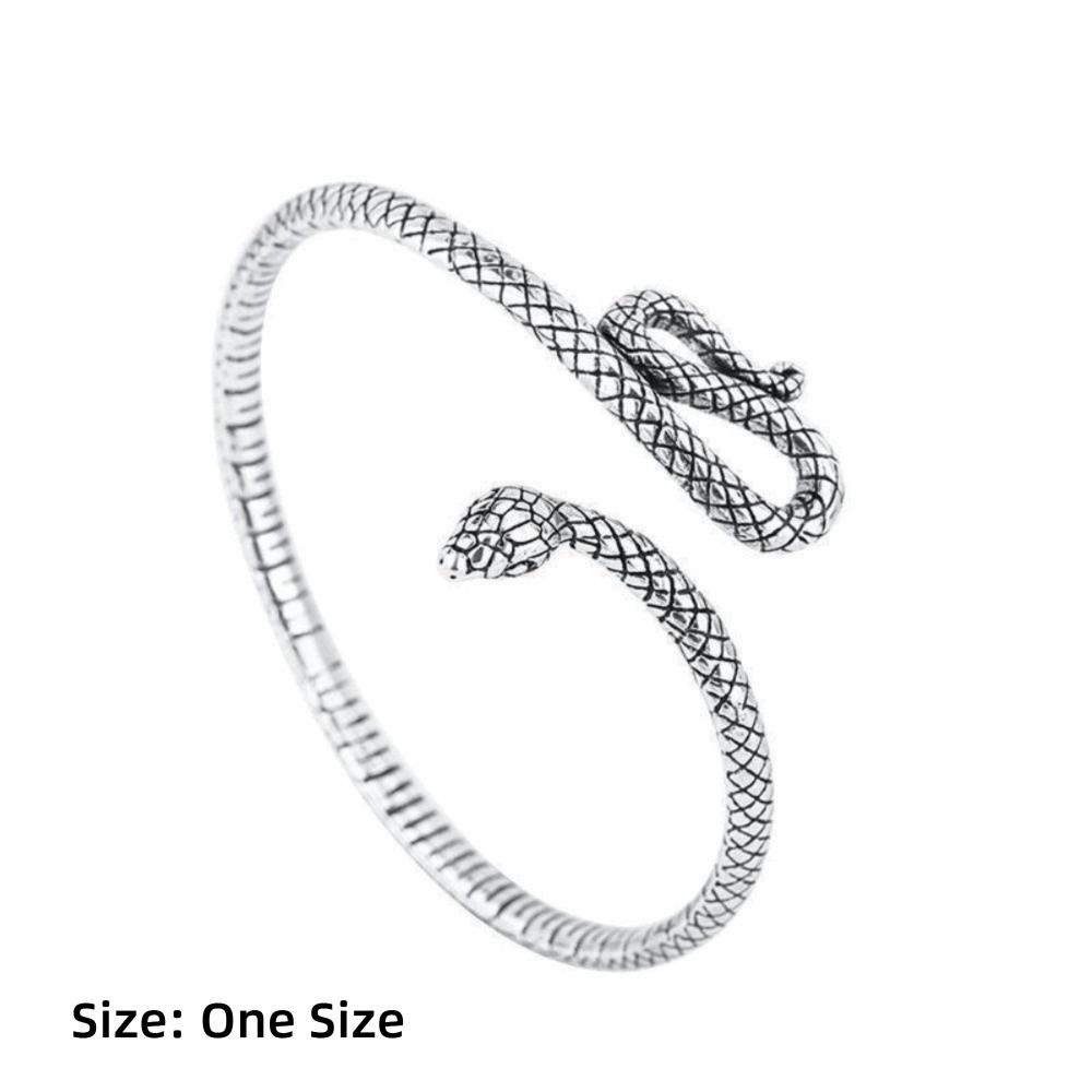 Bracelets Forme Serpent Rétro Bracelets Simples Tendance Joncs Ouverts Bijoux Cadeaux