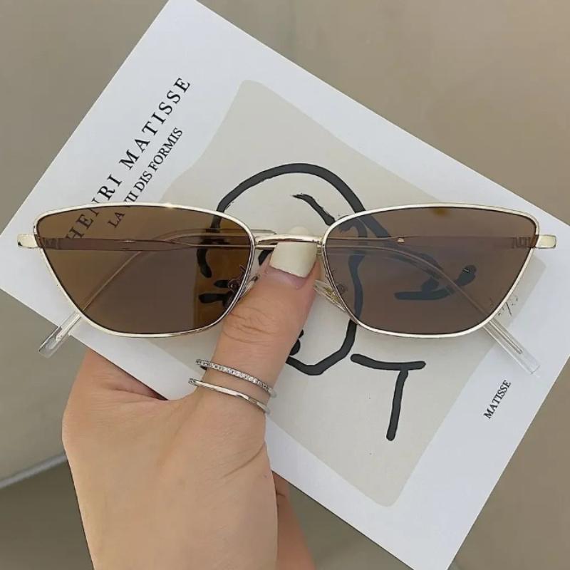 2026 New Fashionable Personalized HD Cat Eye Women's Sunglasses Outdoor Ultra Light Neutral High Quality Sunscreen Glasses
