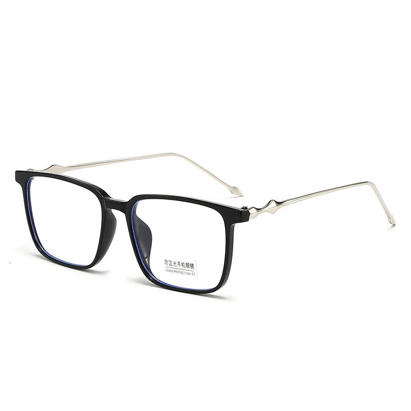 Monture de Lunettes d'Ordinateur Carrée Transparente Femmes Hommes Anti Lumière Bleue Rectangulaire Lunettes Bloquant Optique Spectacle Lunettes