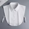 Fashion  New Fake Collar Shirt Women White Black Lace Collars Detachable For Women Blouse Lapel Shirt False Collar Woman