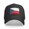 Czech Republic Baseball Cap Hard Hat Snap Back Hat Cosplay Male Unisex'S Hats Women'S
