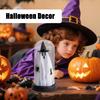 Halloween Ghost Decor Gothic-Style Ghost Decor With LED Light Horror Desktop Ornament Eerie Home Accents For Kitchen Escape Room