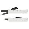 KOKUYO Hasp Cut 2-Way Portable Scissors Hakoake Titanium Blade White
