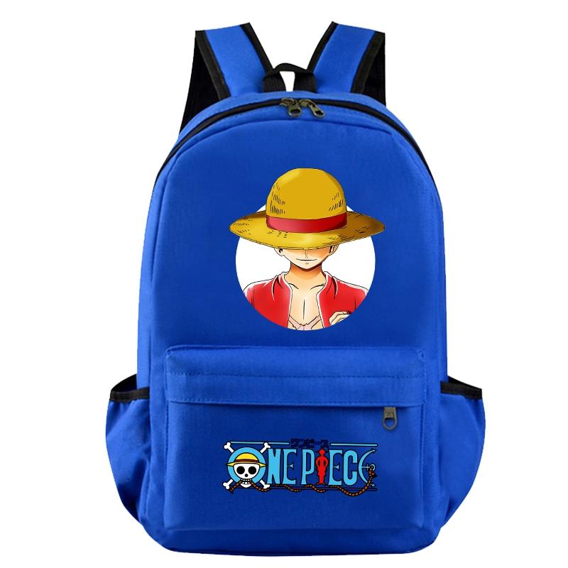 Anime One Piece Rucksack für Jungen und Mädchen, Schulanfang, große Kapazität, Rucksack, Büchertasche, Reisetasche, Mochila, Geschenke für Kinder