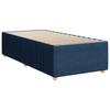 Bed Frame Without Mattress Blue 90x200 Cm Fabric