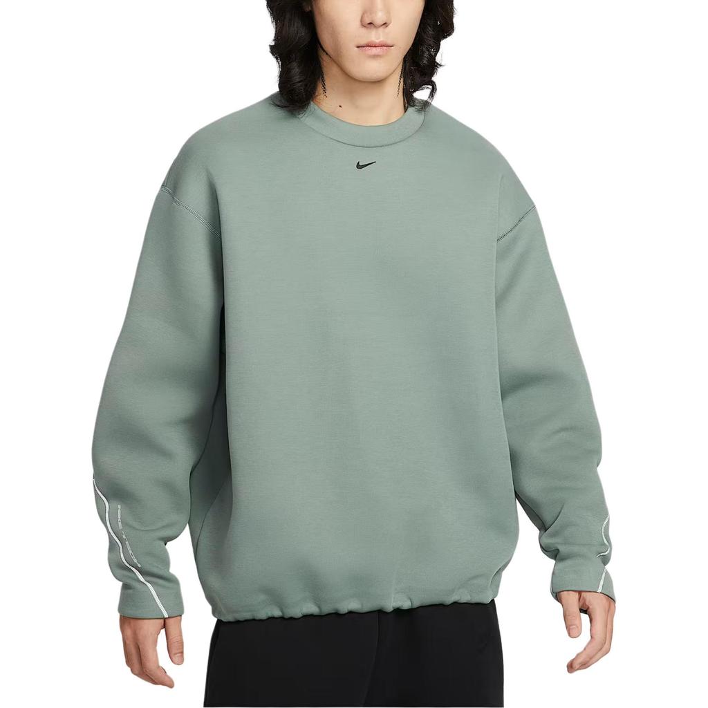Nike Sweatshirts Men's Earth Green Crew Neck Moderate HV6538-364