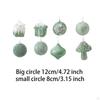 8Pcs Christmas Tree Decorations Decorative Xmas Balls Baubles Shatterproof Charm Pendants for Wall
