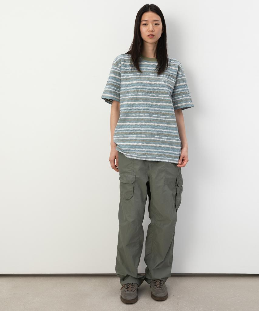 THISISNEVERTHAT Wave Jacquard Tee Soft Blue