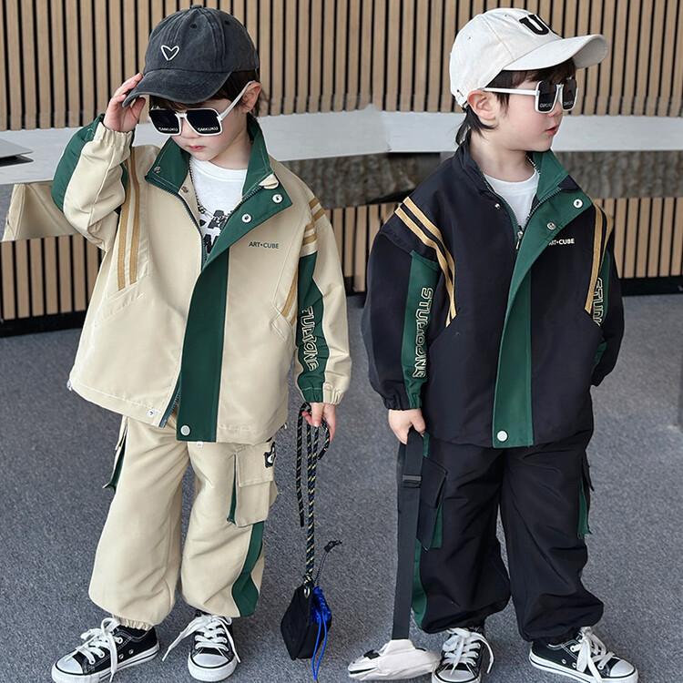 Boys' Suits Handsome Sports Korean Version of The Autumn Two-piece Suit Children's Casual Fashion Children's Clothing
