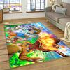 Retro Digimon Adventure Monster Cartoon Rug Carpet for Living Room Bedroom Decor,Floor Mat Non-slip Decoration for Sofa Doormat