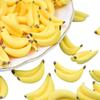 NOELAMOUR Mini Banana Food Cute and Realistic Fruit Food Display Figurines Samples, Models, Models, Props, (20 Pieces)