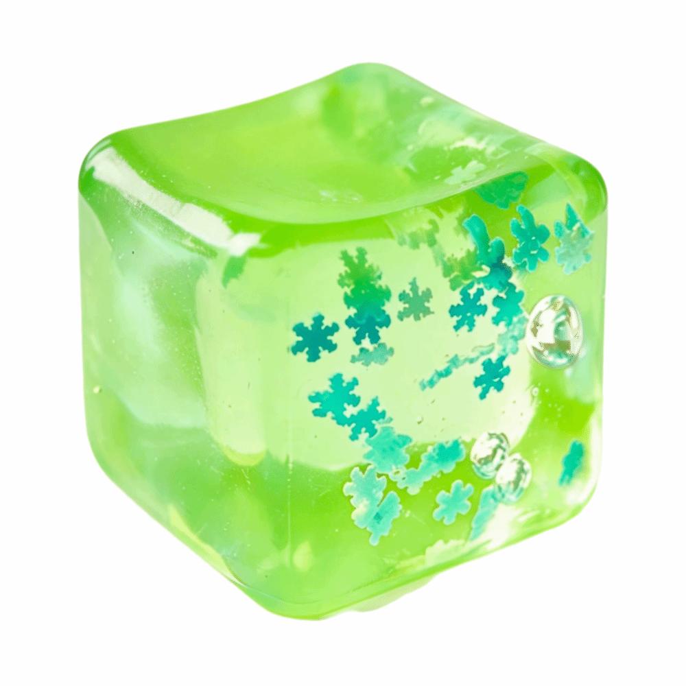 Slow Rebound Ice Cube Squishy Slow Rise Glitter Cube Squeeze Maltose Filling Colorful Cube Fidget Birthday Party Favor