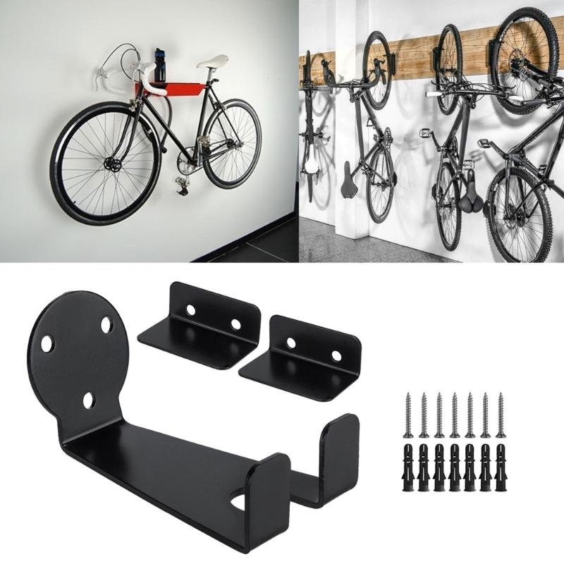 Bike Pedal Hanger Wall Mounted Bicycles Hanger Heavy Duty Horizontal Bike Rack Great for Garage and Shed Easily Use