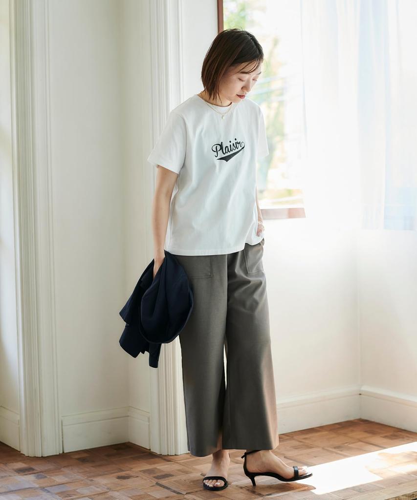 Le Coeur Blanc Athletic Easy Wide Pants Hand Size 3043054503 II, Washable, 36, Mint,