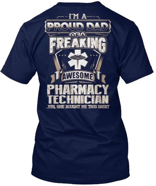 Pharmacy Technician Tee T Shirt Made In the USA Size S To 5XL