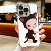 Y-Yoshitomo Nara Soft Phone Case For iPhone 15 16 17 Air 14 Pro Max 16E Plus 13 12 Mini Plating Anti-Fall Fundas