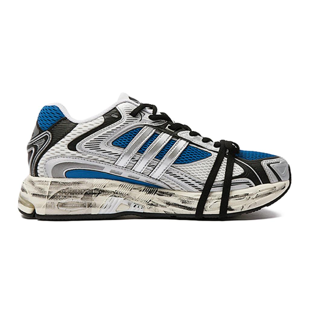 adidas Originals Response Fabric Cushioning Slip Resistant Low Top Casual Running Shoes Unisex Black Silver Blue IG6226(Team15-)
