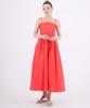 A Bon Sweetie Cotton String Sleeveless Long Dress Red