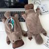 Creative Large Capacity Cartoon Animal Plush Pencil Case Male and Female Stationery Bag Multifunctional Storage Bag Funny Duckbill Platypus
