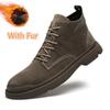 2024 New Designer Winter Shoes Men High Top Boots Men Leather Shoes Fashion Motorcycle Shoes Men Ankle Chelsea Boots Men Shoe