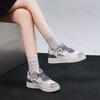Fashion Women's Outdoor Non Slip Sneakers 2025 Autumn New Vintage Fashion Lace Up Casual Shoes Student Comfortable Height Increase Flats