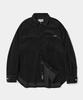 COLUMBIA UNIVERSITY Trajan Label Hidden Pocket Corduroy Shirts_Black